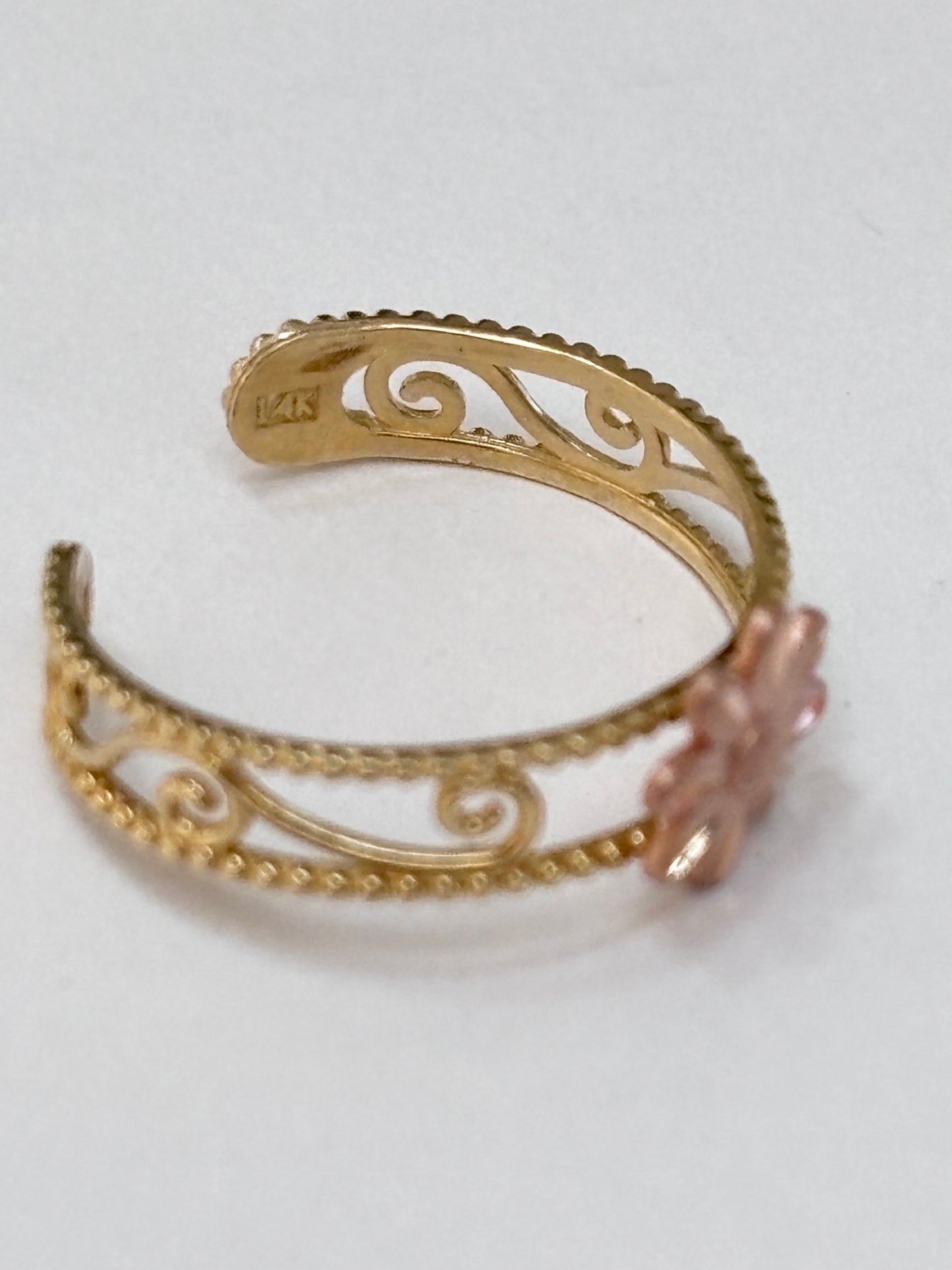 14K Gold Toe Ring