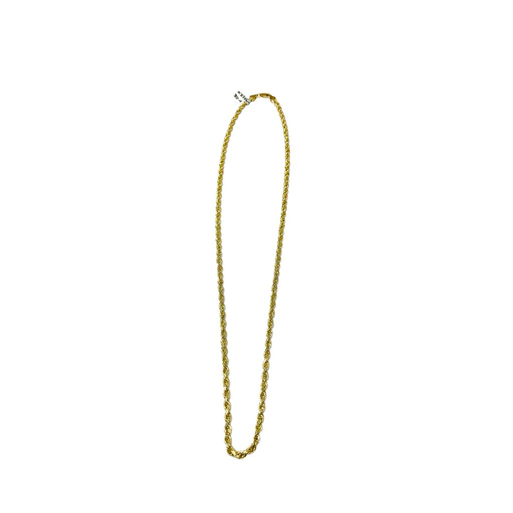 10K Gold Rope Chain 22” 3.5mm