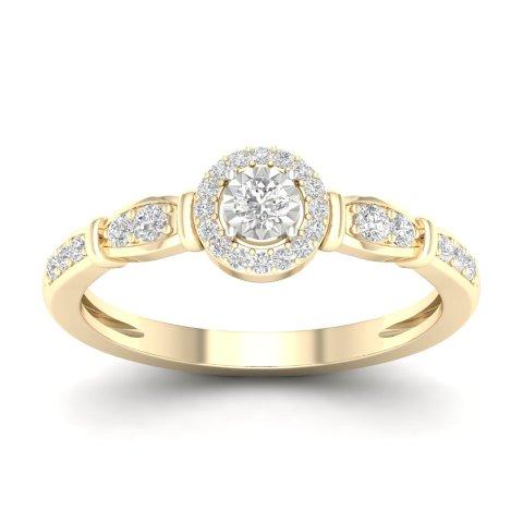 CLOSEOUT 10KT 0.20CT D-LADIES RING