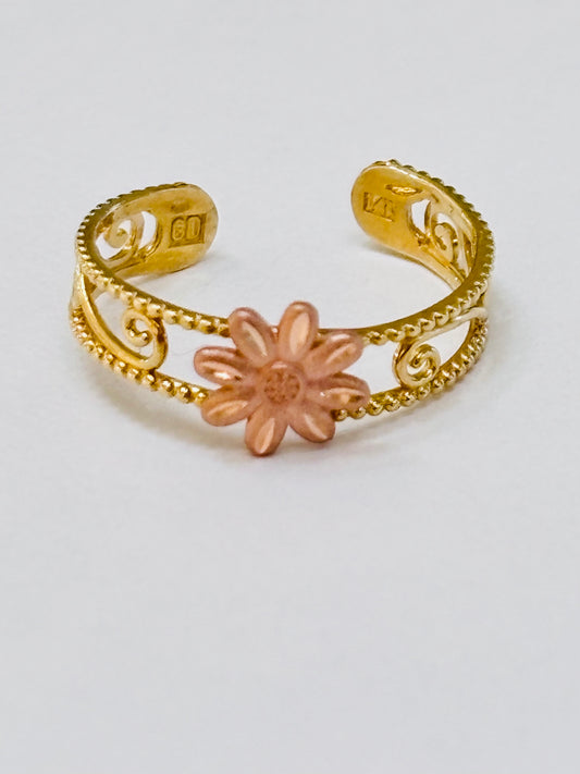 14K Gold Toe Ring