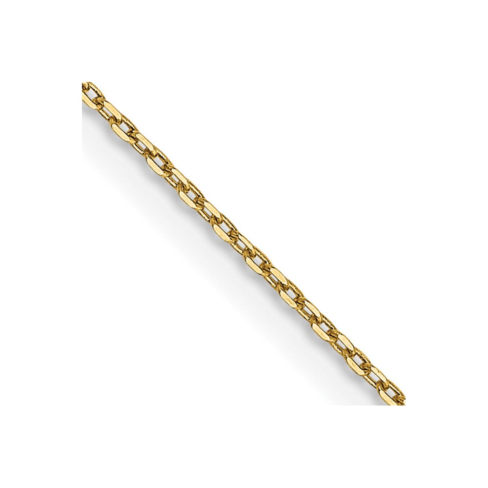 14k .8mm D/C Cable with Lobster Clasp Chain